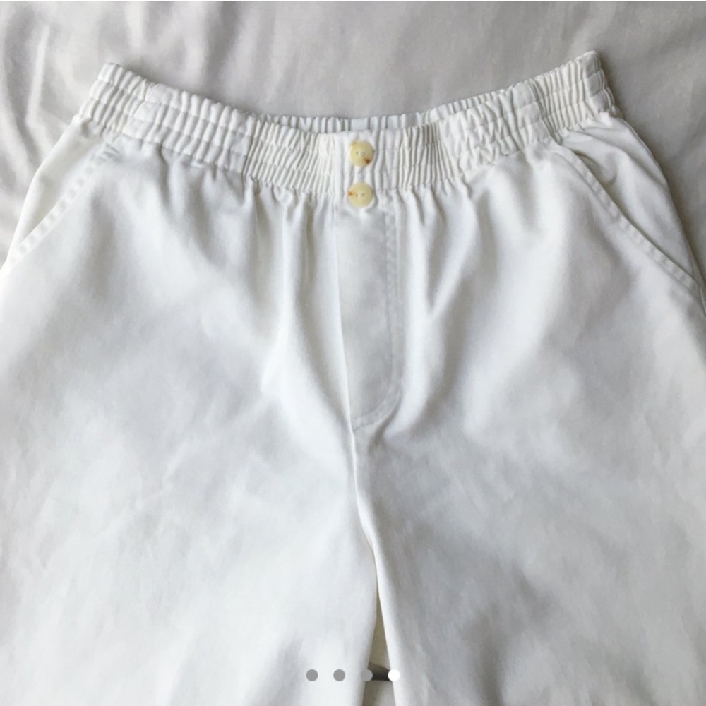 BEAUTIFUL VINTAGE WHITE LIGHT ACADEMIA TROUSERS